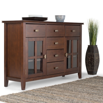 D600004768 Simpli Home Artisan Buffet, Russet Brown sku D600004768