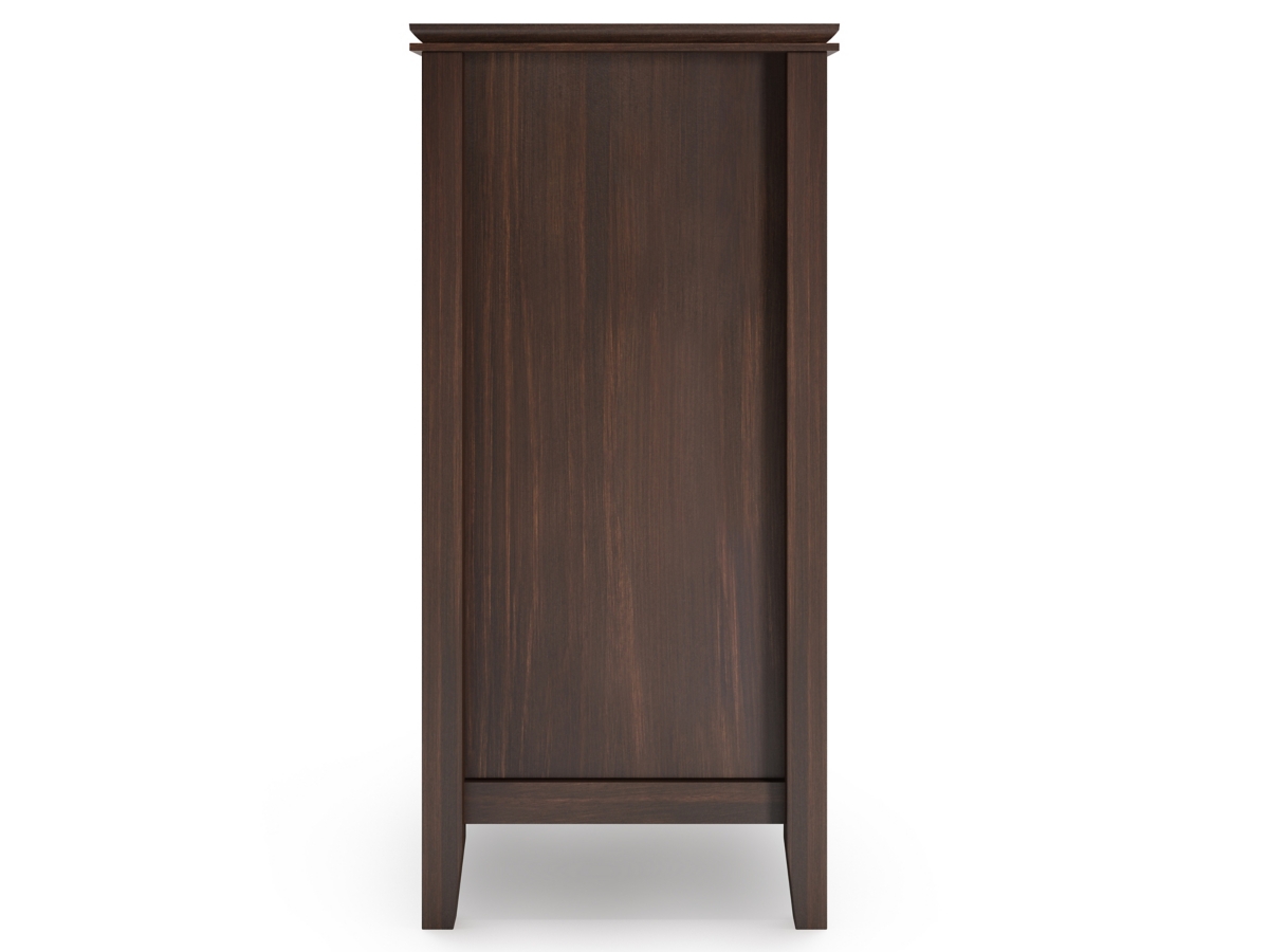 Simpli Home Artisan Buffet, Dark Chestnut Brown, large