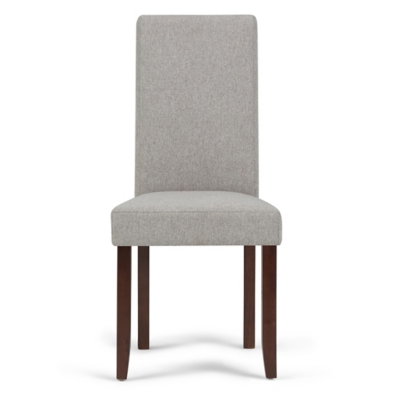 Simpli Home Acadian Parson Dining Chair (Set of 2), Cloud Gray, large