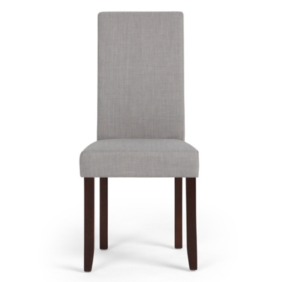 Simpli Home Acadian Parson Dining Chair (Set of 2), Dove Gray, large