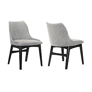 Azalea Dining Chair (Set of 2), Gray/Black, large