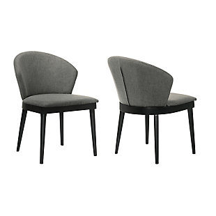 Juno Dining Chair (Set of 2), Charcoal/Black, large