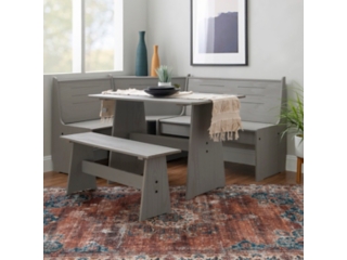 Linon Brent Corner Nook Dining Set