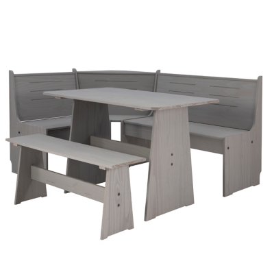 Linon Brent Corner Nook Dining Set | Ashley