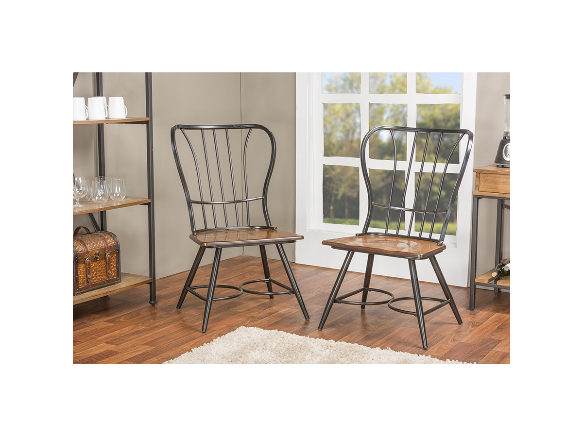 Baxton Studio Longford Dining Chair Set