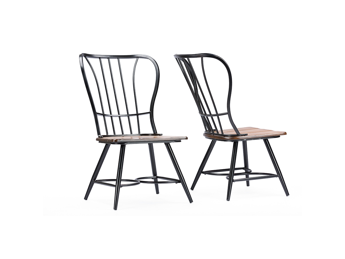 Baxton Studio Longford Dining Chair Set