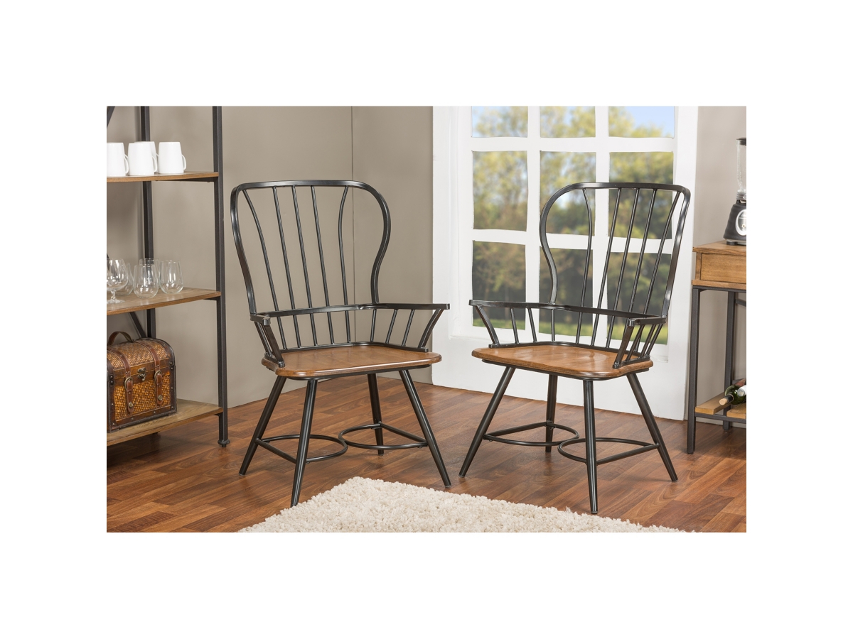 Baxton Studio Longford Dining Arm Chair