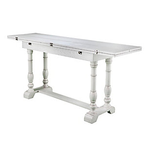 Southern Enterprises Leighanna Folding Trestle Console to Dining Table, , large