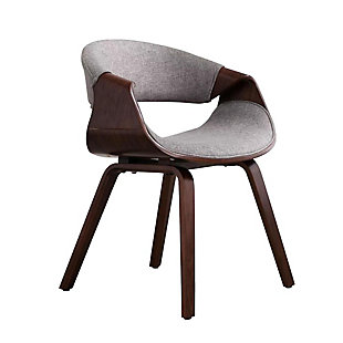 Vanity Art Gray Upholstered Leisure Chair, , large