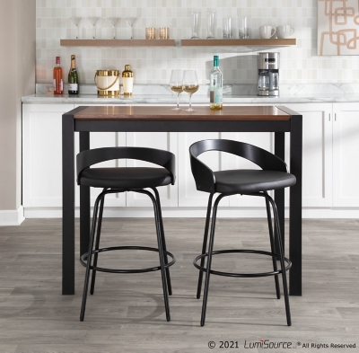 Lumisource grotto deals counter stool