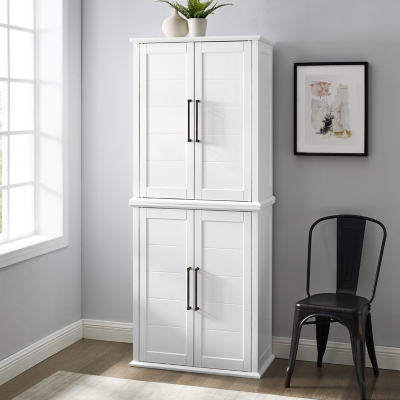 Bartlett Tall Storage Pantry, White