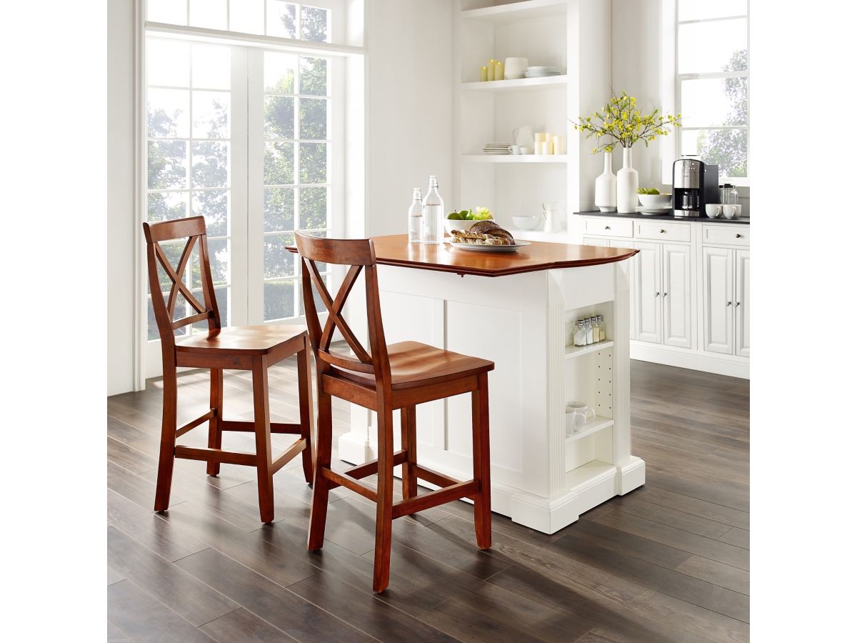 Ashley furniture kitchen island with stools sale