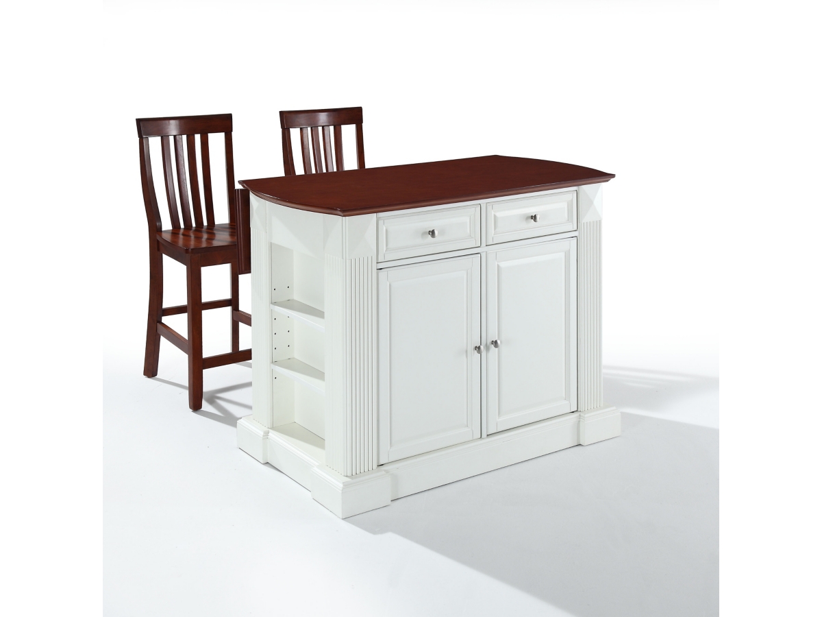 Ashley furniture kitchen island with stools sales
