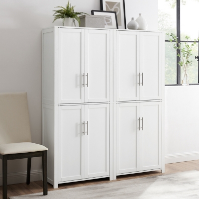 D600007779 Savannah 2Pc Pantry Set, White sku D600007779