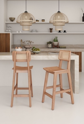Versailles Counter Stool, Natural, rollover