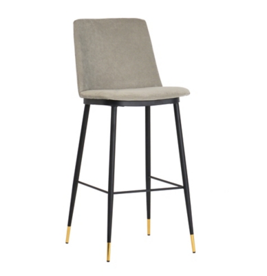 TOV Furniture Evora Counter Stool (Set of 2), Gray, large