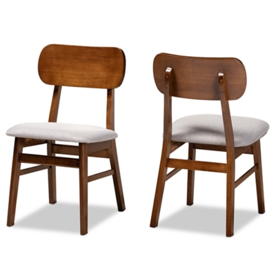 Baxton Studio Euclid 2-Piece Dining Chair Set, , large