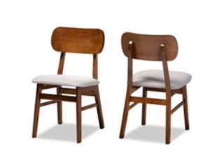 Baxton Studio Euclid Dining Chairs (Set of 2)
