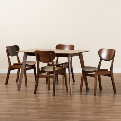 Baxton Studio Katya Dining Table and Chairs - Thumbnail 5