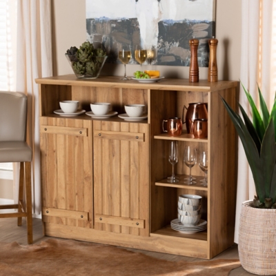 Baxton Studio Eren 2 Door Dining Room Sideboard Buffet Ashley