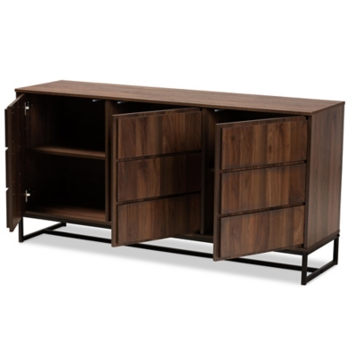 Baxton Studio Neil 3-Door Sideboard Buffet - Thumbnail 4