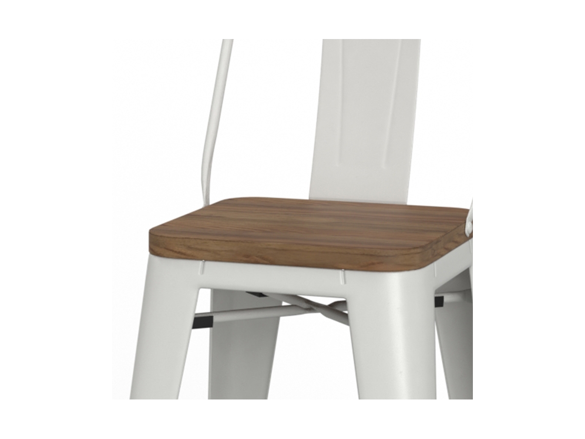 Simpli Home Rayne Counter Height Bar Stool (Set of 2), White, large