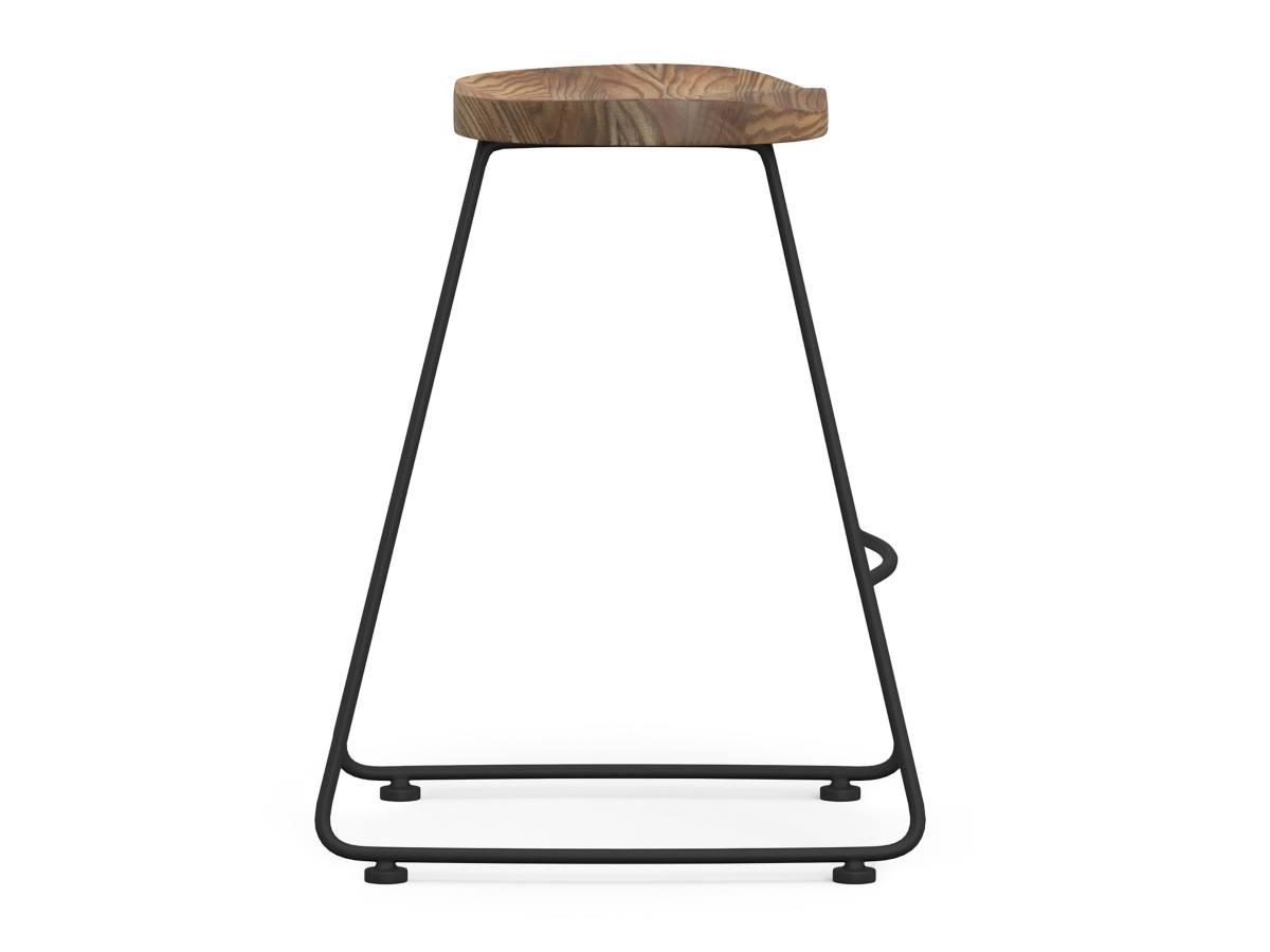 Simpli Home Amberly Saddle Counter Height Bar Stool (Set of 2), , large