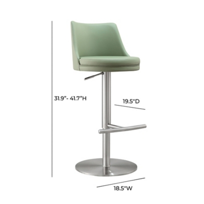 TOV Furniture Reagan Adjustable Stool - Thumbnail 2