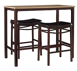 Linon Tift Dining Table and 2 Bar Stools Set, , large