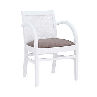 Linon Mari Arm Dining Chair, , large