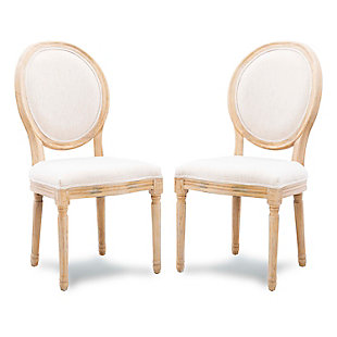 Linon Ivey Oval Back Dining Chairs (Set of 2), , large