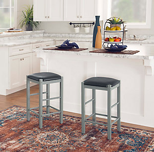 Linon Iris Backless Counter Stool (Set of 2), , rollover