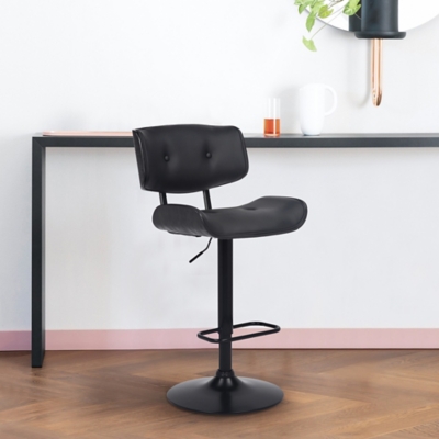Brooklyn Brooklyn Barstool, Black, rollover