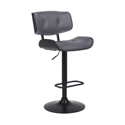 Brooklyn Brooklyn Barstool, Gray/Black, large