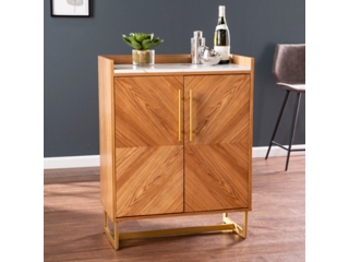 Southern Enterprises Furniture Mortayne Bar Cabinet