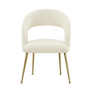 Rocco Dining Chair, Cream, large