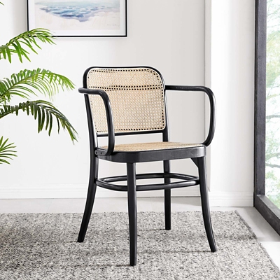 Winona Dining Chair, Black, rollover