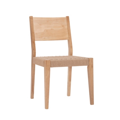 Linon Farren Dining Chairs (Set of 2), Natural, large