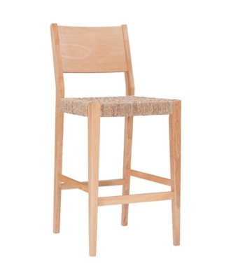 Linon Farren Barstools (Set of 2), Natural, large