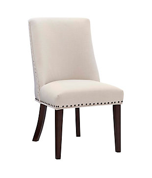 Linon Gentry Dining Chairs (Set of 2), Espresso/Cream, large