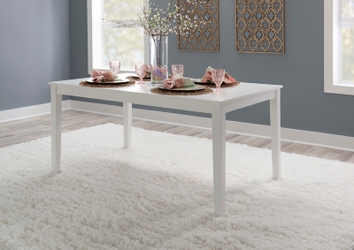 Linon Kylie Dining Table, White