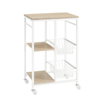 Linon Olivia Small Kitchen Cart, , large