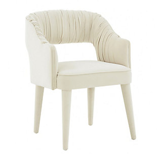 TOV Furniture Zora Dining Chair, Cream, large