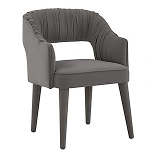 TOV Furniture Zora Dining Chair, Gray, large