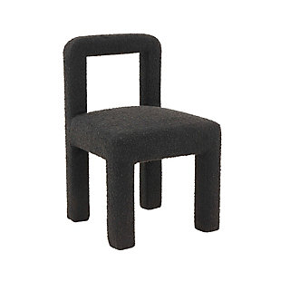 TOV Furniture Hazel Boucle Dining Chair, Black, large