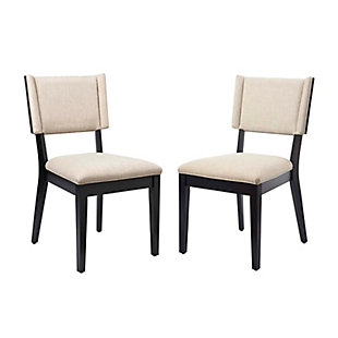 Esquire Dining Chair Set, Beige, large