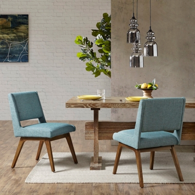 Boomerang Dining Chair Set, Blue, rollover
