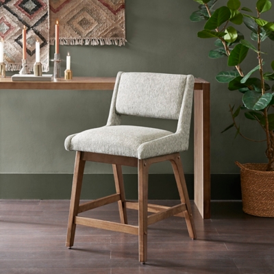 Boomerang Counter Stool, Light Gray, rollover