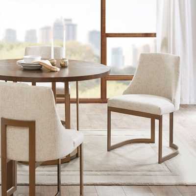 D600009463 Bryce Dining Chairs (Set of 2), Cream sku D600009463