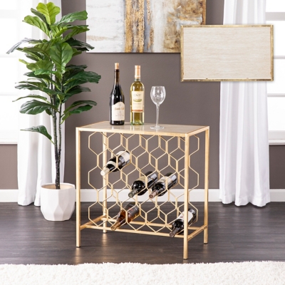 Ashley furniture wine rack table new arrivals